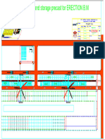 Plan Area Crane and Storage Precast Tor ERECTION B.M