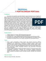 Proposal Pertolongan Pertama 2022