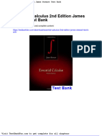 Essential Calculus 2nd Edition James Stewart Test Bank