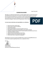 Job Verification Letter - AUG-2
