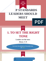 5 Top Standards Leaders Should Reach Aa