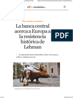 La Banca Central Acerca A Europa A La Resistencia Histórica de Lehman