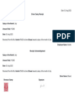 Driver Salary Template 2