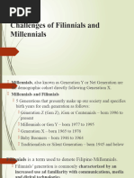 Challenges of Filinnials and Millennials 1st Sem 2023 2024