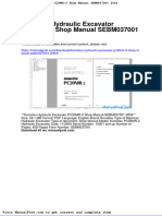 Komatsu Hydraulic Excavator Pc20mr 2 Shop Manual Sebm037001 2004