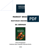 Market Brief Di Jerman Restoran Indonesia. Atase Perdagangan Kedutaan Besar Republik Indonesia Berlin 2016