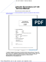 Liebherr Hydraulic Excavators LH 120 M Lh120 C Service Manual