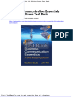 Business Communication Essentials 6th Edition Bovee Test Bank