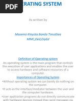 Operating System