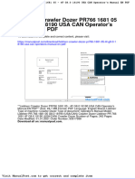 Liebherr Crawler Dozer Pr766 1681-05-4f g8!0!18190 Usa Can Operators Manual en PDF