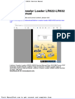Liebherr Crawler Loader Lr622 Lr632 Service Manual
