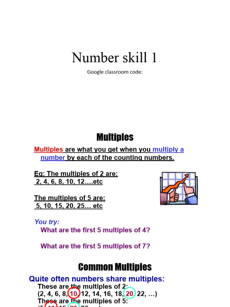 Understanding Multiples and Factors | PDF | Significant Figures ...