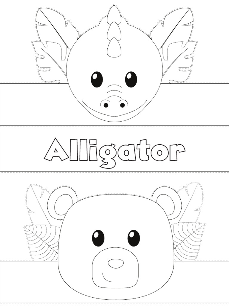 Printable Animal Crowns PDF