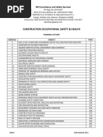 02 COSH TABLE OF CONTENT Rev2.1