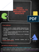 10. ANOVA CU MĂSURĂTORI REPETATE