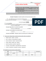 Les Mots de La Même Famille: Becquée-Becqueta: Encadre La Partie Commune de Ces Deux Noms