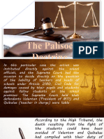 The Palisoc Doctrine Legal Basis of Education Report