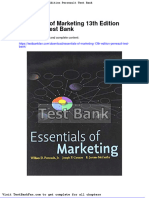 Essentials of Marketing 13th Edition Perreault Test Bank
