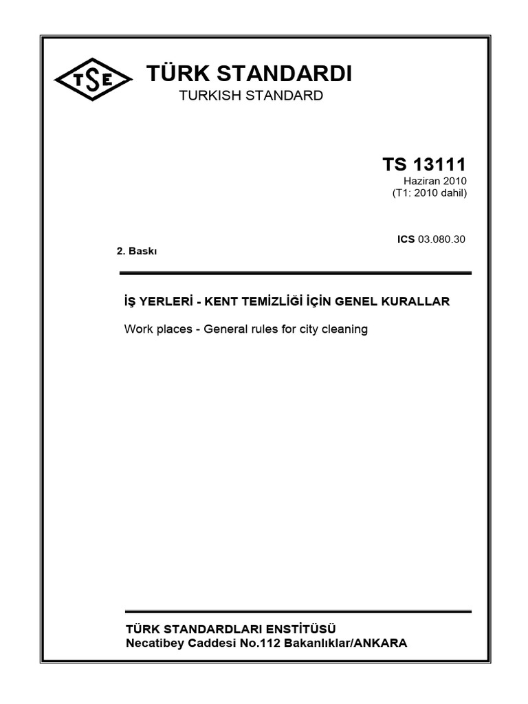 TS 13111 | PDF