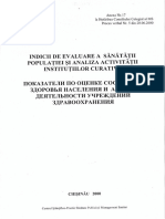 Indicii de Evaluare A Sanatatii Populatiei Si Analiza Activitatii Institutiilor Curative