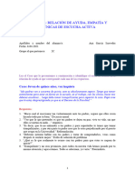 Práctica Relación de Ayuda Empatía y Tecnicas de Escucha Activa