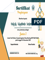 Toska Oranye Simpel Sertifikat Lomba-1