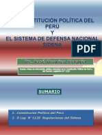 La Constitución Política Del Perú y El Sistema de Seguridad y Defensa Nacional