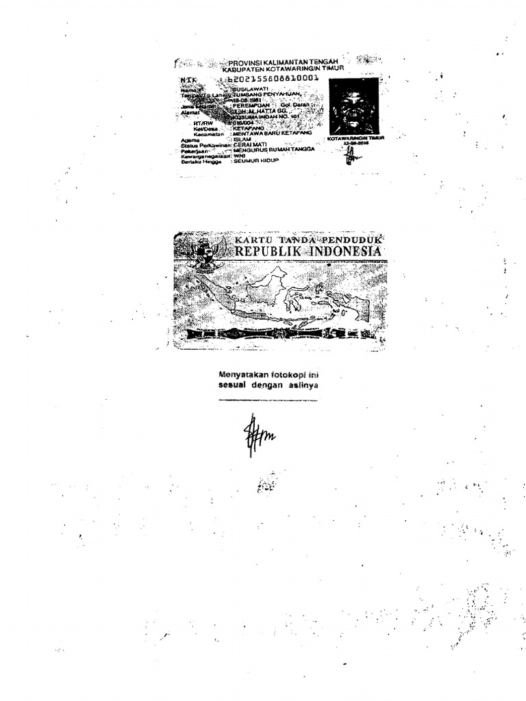 Contoh KTP | PDF