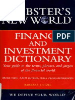 Barbara Etzel - Webster's Finance and Investment Dictionary-Wiley (2003)