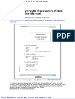 Liebherr Hydraulic Excavators R 920 R 924 Service Manual