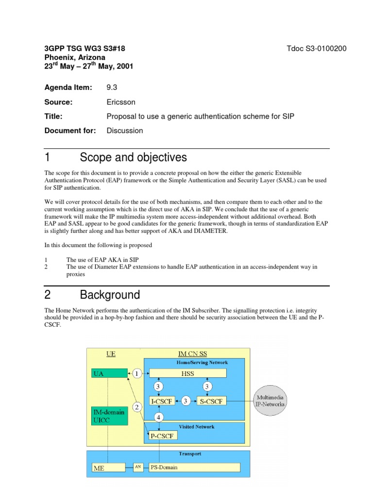 EAP AKA Authentication | PDF | Session Initiation Protocol | Subscriber ...