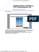 Liebherr Lr1400lr1400 1lr1400 2lr1750lg1750 Training Manual de