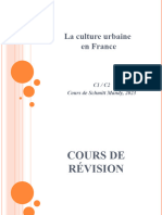La Culture Urbaine en France: C1 / C2 Cours de Schmitt Mandy, 2023