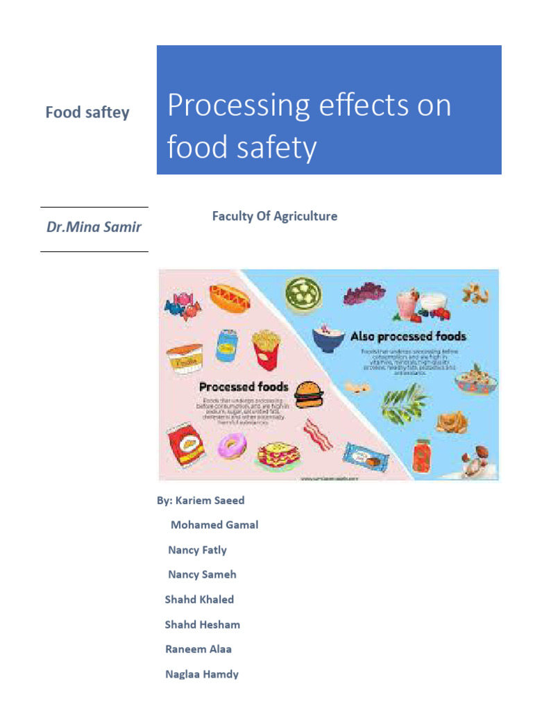 Food Processing PDF Food Preservation Food Allergy