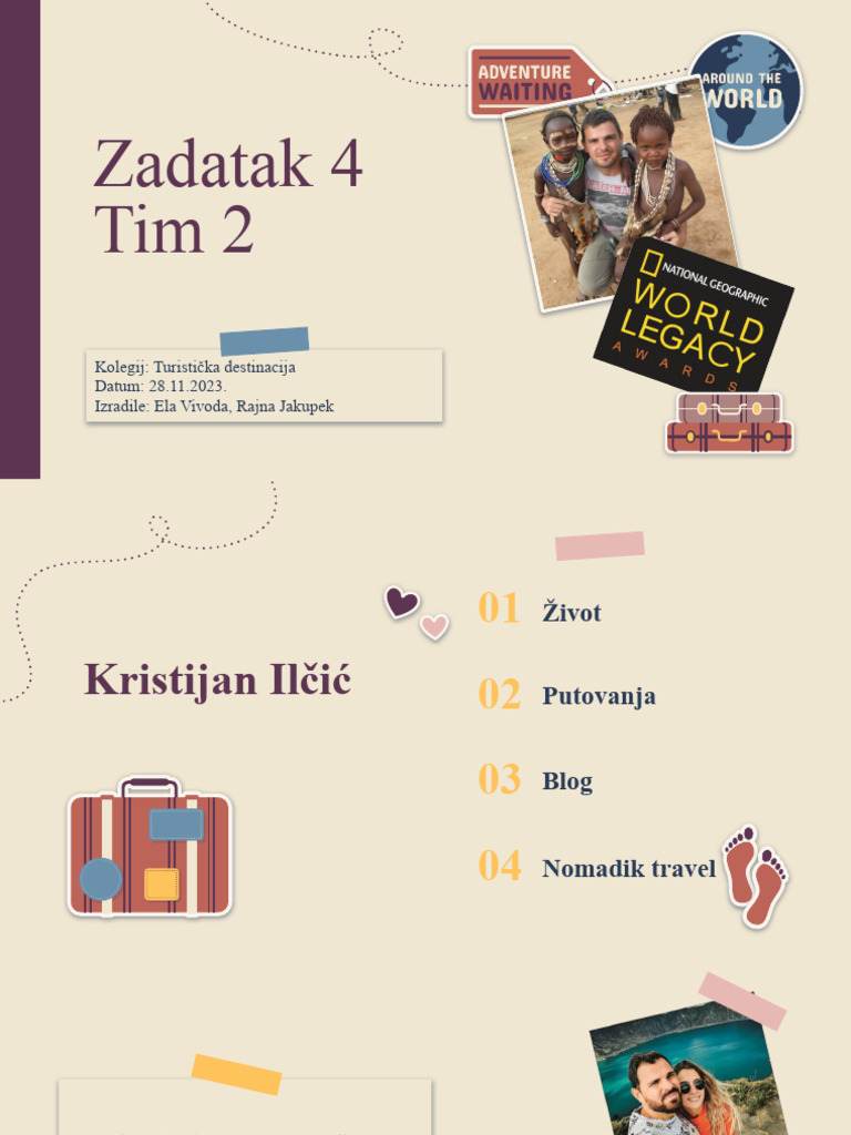 Travel Influencer Portfolio XL by Slidesgo PDF