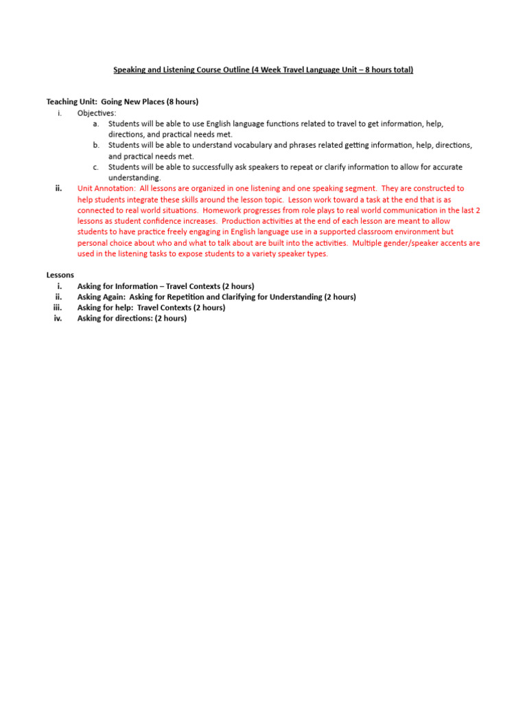 Travel English: Speaking & Listening Skills | PDF | Top Down And Bottom ...