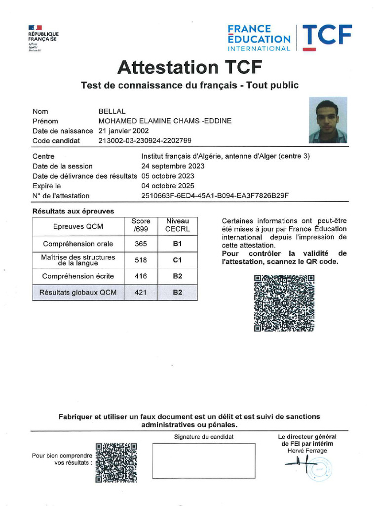 TCF | PDF