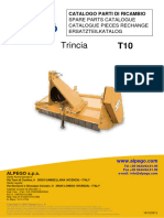 Trincia: Catalogue Pieces Rechange Ersatzteilkatalog Spare Parts Catalogue