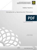 3.interpolación y Aproximación Polinomial