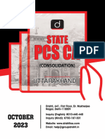 State PCS CA Consolidation (Uttarakhand) October 2023