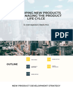 Developing New Products and Managing The PLC