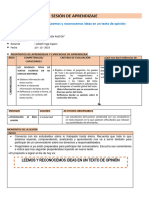 Sesión de Aprendizaje 13 de Dic. Comunicacion