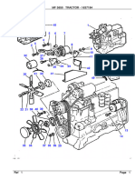 Massey Ferguson MF 3650 TRACTOR Service Parts Catalogue Manual (Part Number 1637184)