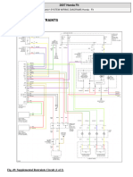 Honda Fit 2007 - Airbag - Diagrama Elétricod