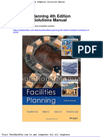 Facilities Planning 4th Edition Tompkins Solutions Manual