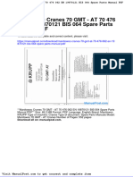 Manitowoc Cranes 70 GMT at 70 476 062 en 19870121 Bis 064 Spare Parts Manual PDF