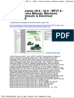 Merlo Panoramic 28-8-32 6 Mf27 8 Mf29 7 Service Manual Mechanic Manual Hydraulic Electrical Diagram de