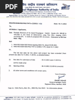 National Highways Authority of India: NHAI/RO/MUM/NSK/White-topping/2023/10