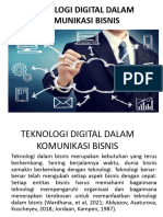 Teknologi Digital Dalam Komunikasi Bisnis