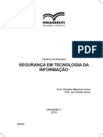 Seguranca em Tecnologia Da Inf